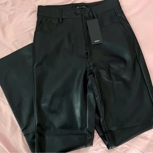 NWT Faux leather pants
